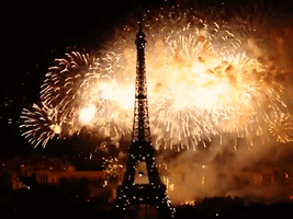 Bastille Day 2012 - Fireworks Tour Eiffel