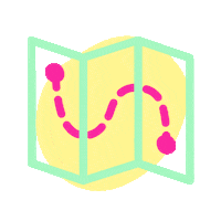 Traveling Google Maps Sticker by VismeApp