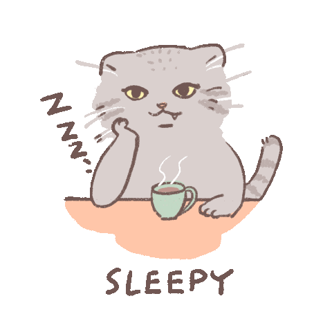 Itori6237 giphyupload sleepy grumpy numako Sticker
