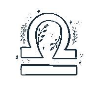 Astrology Libra Sticker by byflorecer