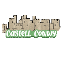 Conwy Castle Friars Sticker