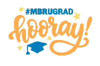 Graduation Class Of 2023 Sticker by MBRU