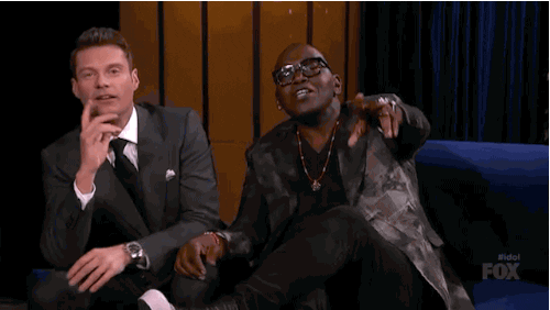 excited ryan seacrest GIF by American Idol
