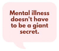 Speak Up Mental Health Sticker by MAKE ME GIDDY