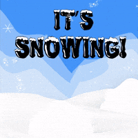 It's Snowing!!