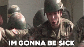 usarmy army sick military soldier GIF