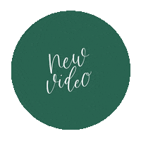 New Video Calligraphy Sticker by Green Country Creative