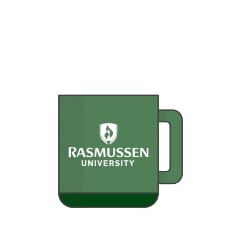 Coffee Cup Sticker by Rasmussen University