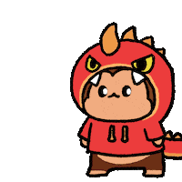 Dragon Child Sticker by Chimpers