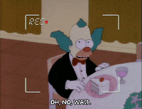 Surprised Season 3 GIF by The Simpsons