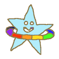 Loop Star Sticker
