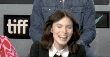 tiff giphyupload laugh giggle hell yeah GIF