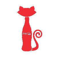 Coca Cola Cat Sticker by Universal Destinations & Experiences