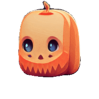 Jack O Lantern Bounce Sticker by Justin