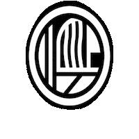 TheMenagerie logo white jump shapes Sticker