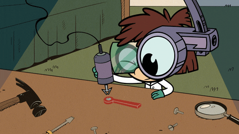 Working The Loud House GIF by Nickelodeon