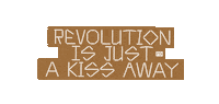 re-inc kiss pride pride month revolution Sticker