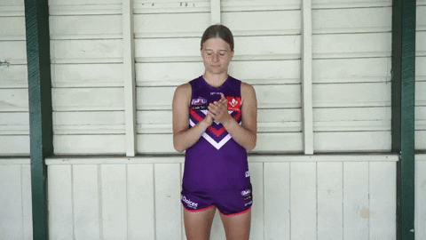 Clap Hyde GIF by Fremantle Dockers