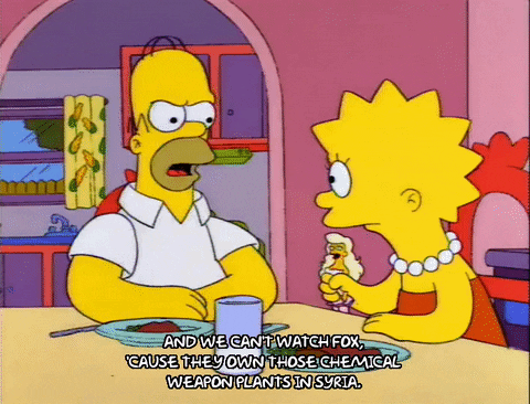 homer simpson fox GIF