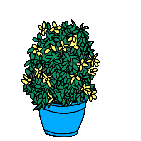 Flower Grow Sticker by Something Ilse