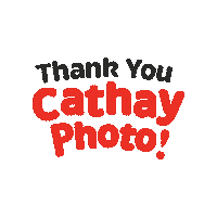 Singapore Thank You Sticker by Cathay Photo