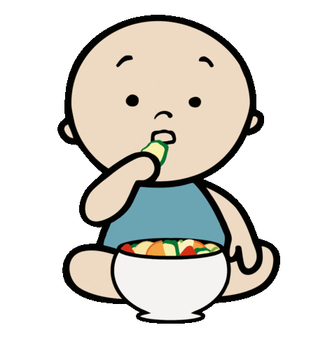 Eating Sticker by breifreibaby