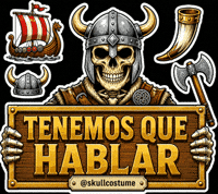 Skull Hablar GIF