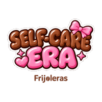 Pink Treat Yourself Sticker by frijoleras
