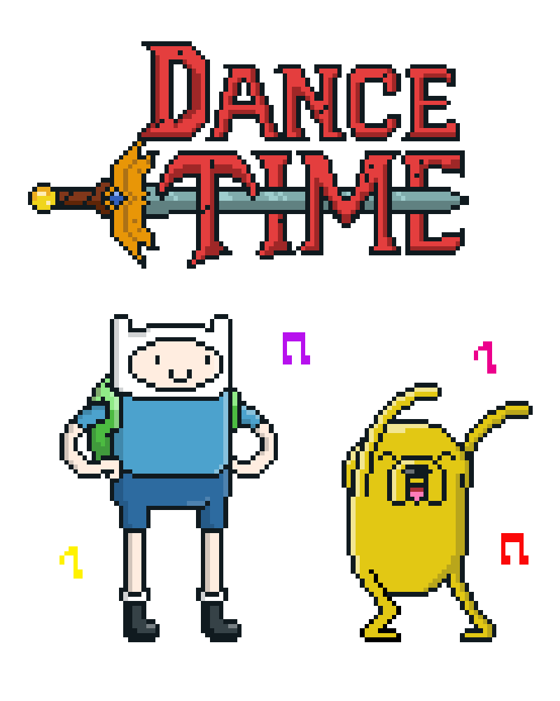Adventure Time Dancing Sticker by Kaiju Tv
