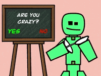 Are You Crazy Seriously GIF by Stikbot