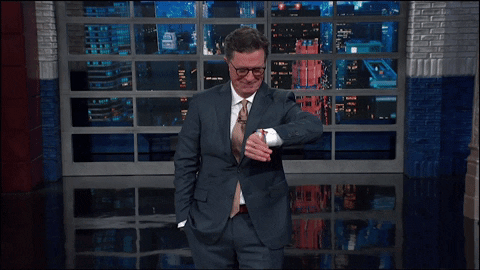 Stephen Colbert Watch GIF by The Late Show With Stephen Colbert