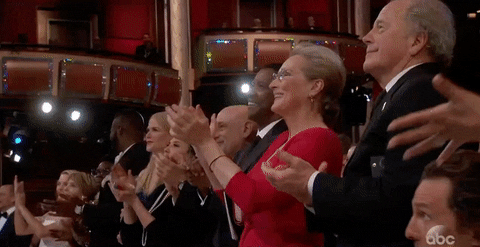 Meryl Streep Applause GIF by The Academy Awards