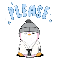 Sad Penguin Sticker by Pudgy Penguins