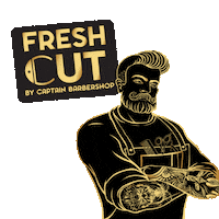 Hair Barber Sticker by Captain Barbershop