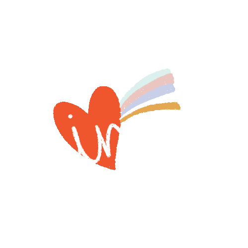 Paper_lab love heart rainbow amor Sticker