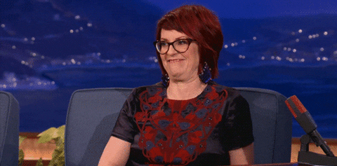 Megan Mullally Smile GIF by Team Coco