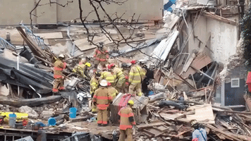 Woman, Dog Rescued from Sioux Falls Building Collapse