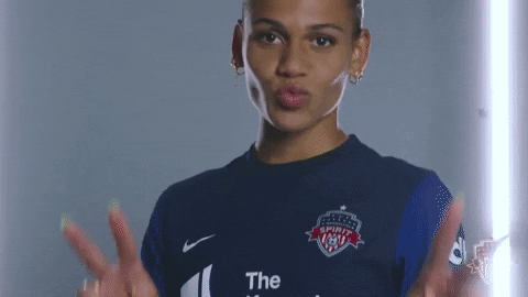 Football Peace GIF by Washington Spirit