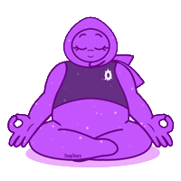 Pray Inner Peace Sticker