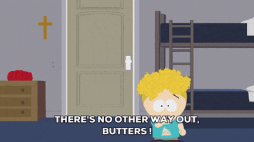 scared escape GIF by South Park 
