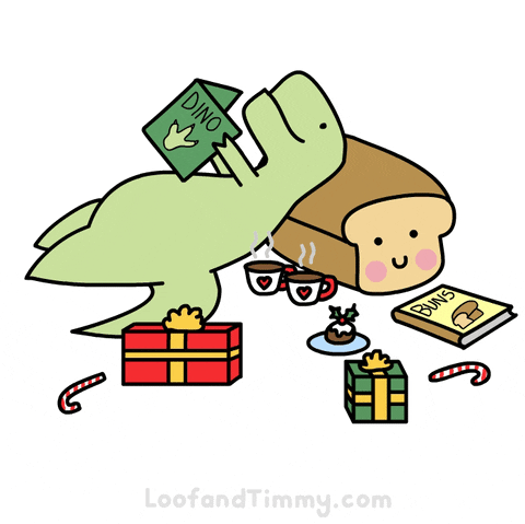 Happy Christmas Bread GIF by Loof and Timmy