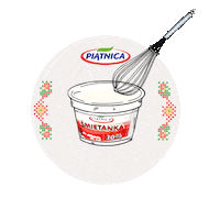 piatnicaosm piatnica nabiał śmietanka osm piątnica Sticker