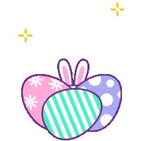 Happy Easter Eggs Sticker by Nataliia Manych
