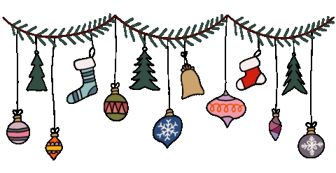 Christmas Girlande Sticker