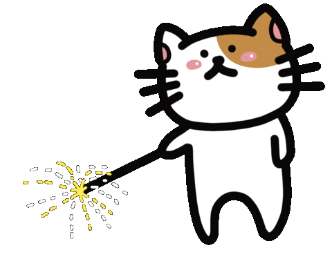 Firework Sparkler Sticker by Coke Kang