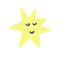 teasadehelmi cute star yellow spiritual Sticker