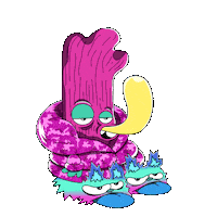 Shocked Sticker by Bubblegoose Ballers