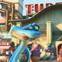 Slither Get Away GIF by Walt Disney Animation Studios