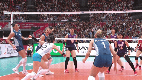 Argentina Dive GIF by Volleyball World