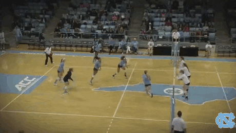 celebration spike GIF by UNC Tar Heels